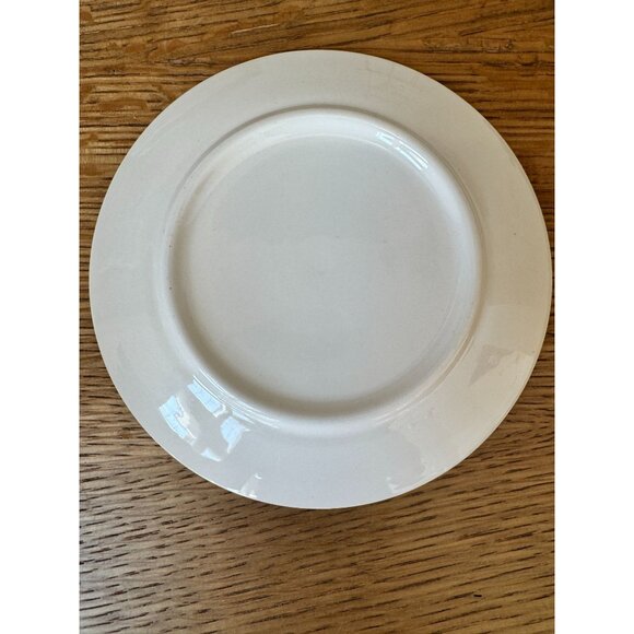 4 Vintage Homer Laughlin Sheffield Scandia Brown Fleur De Lis 6.25" Plates - Picture 3 of 7